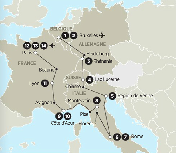 Circuit Europe Transat Découvertes Voyagessuperprix